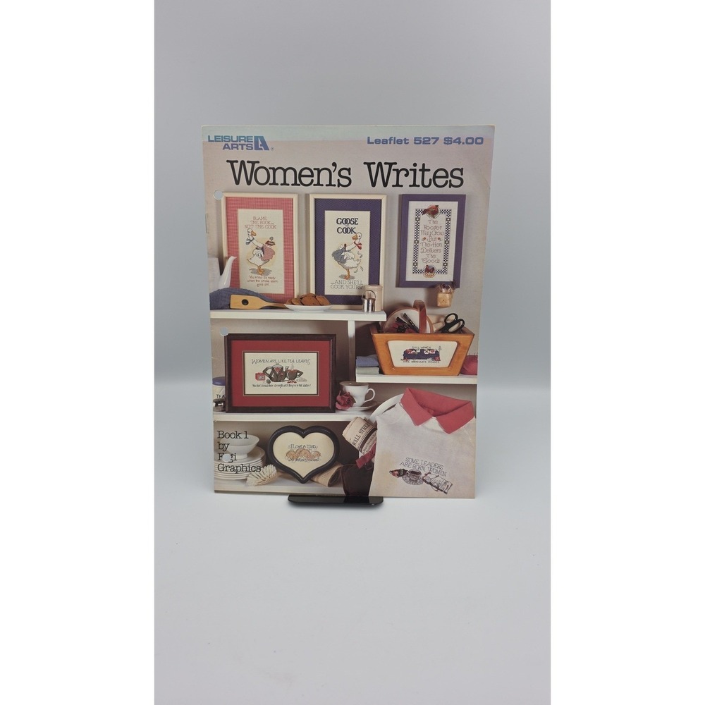 Women's Writes, 1987, Leaflet #527, Cross Stitch Pattern
